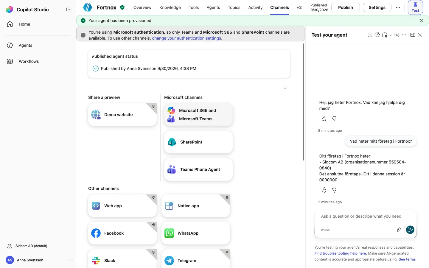 Click Microsoft 365 and Microsoft Teams